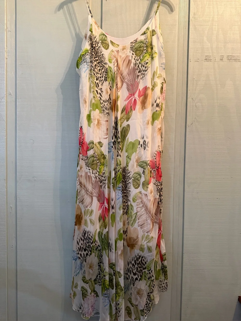 Gigi Moda Tropical Jaguar Midi Dress